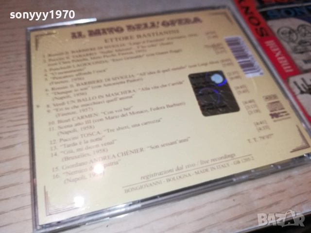 ETTORE BASTIANINI-ORIGINAL CD MADE IN ITALY 0109251128, снимка 8 - CD дискове - 51562150