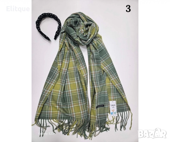 Изискан шал на каре, снимка 3 - Шалове - 52841258
