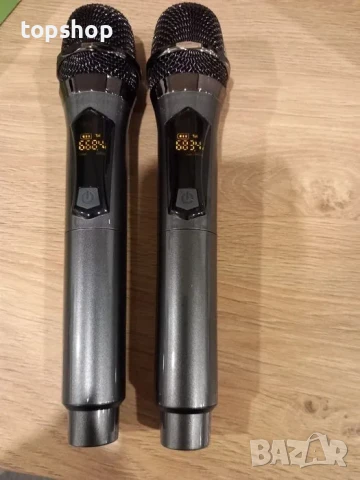 НОВИ Безжичени микрофони ALPOWL, UHF, USB type C, 50 часа батерия, снимка 3 - Микрофони - 50502567