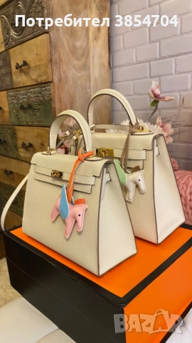 чанта Ермес МИНИ КЕЛИ 19, 25, 28см*Кели*H E R M E S K E L L Y, снимка 6 - Чанти - 51919800