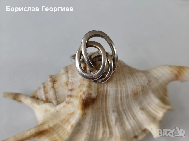 Сребърен пръстен 925, снимка 2 - Пръстени - 52986336