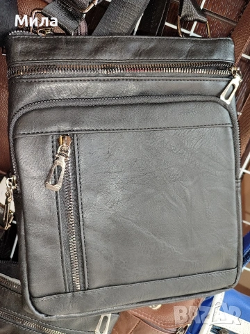 Мъжки чанти естествена кожа , снимка 3 - Чанти - 53478944
