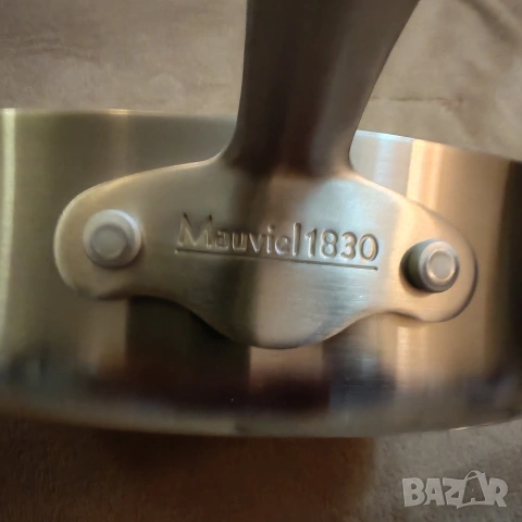 Тенджера със стъклен капак Mauviel 1830, Франция. , снимка 4 - Съдове за готвене - 53358155