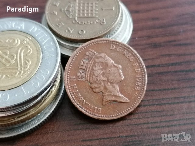 Монета - Великобритания - 1 пени | 1988г., снимка 2 - Нумизматика и бонистика - 34797241