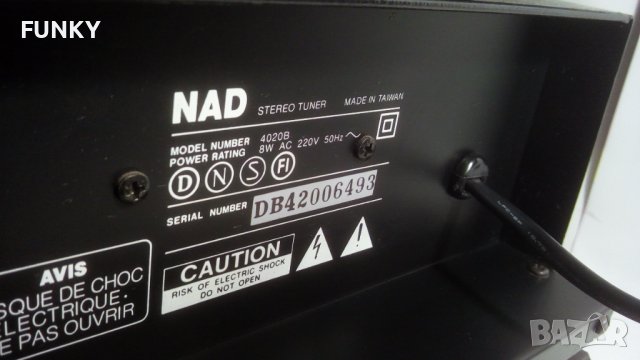 NAD от 4 компонента, снимка 16 - Ресийвъри, усилватели, смесителни пултове - 39001441