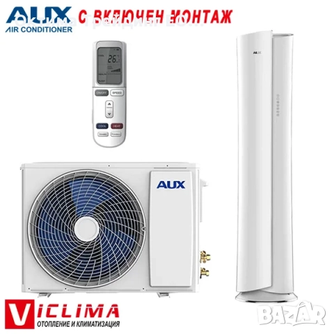 Трифазен колонен климатик Nippon NFGD-48HRFN8-Q/ NOE30U-48HFN8-R, 48 000 BTU, Клас А++, снимка 2 - Климатици - 51915028