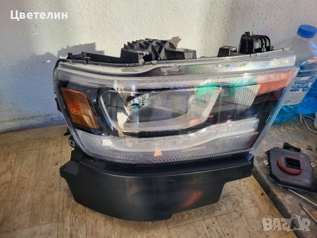 Десен фар фарове Dodge RAM 1500 Full LED 2019 додж рам лед LE17F6409 , снимка 9 - Части - 43614880