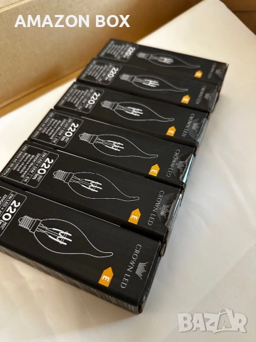 НОВО! 6 броя LED декоративни крушки, снимка 3 - Крушки - 52734048