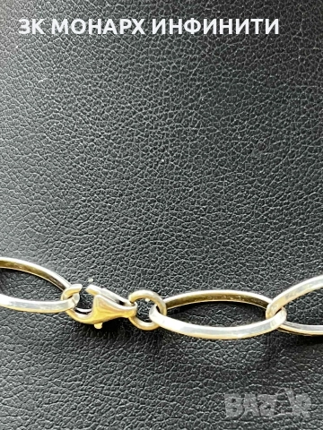 Сребърен ланец , снимка 4 - Колиета, медальони, синджири - 52645732