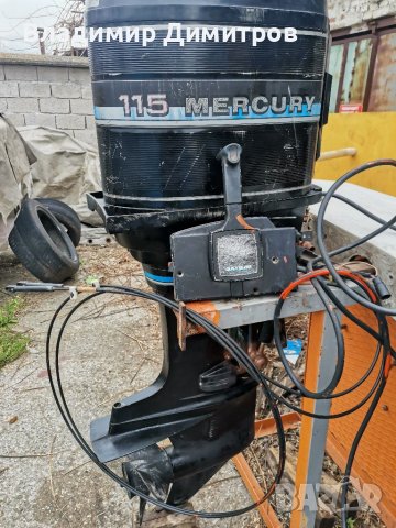 Извънбордов мотор Меркюри 115 коня, снимка 2 - Воден транспорт - 40235313