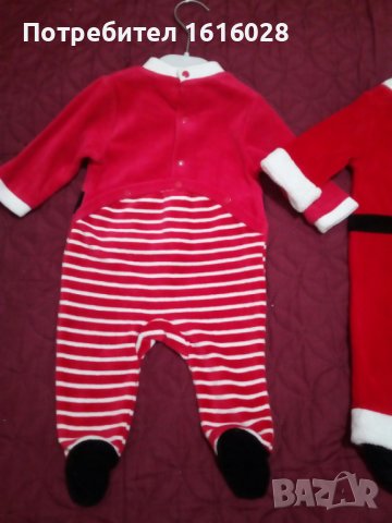 Бебешки Коледни плюшени гащеризончета., снимка 9 - Бебешки гащеризони - 38847232