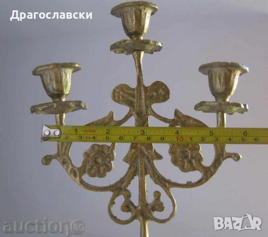 2 бр. свещник с рицар, месинг бронз метал, свещници фигура малка пластика, снимка 11 - Статуетки - 28963323