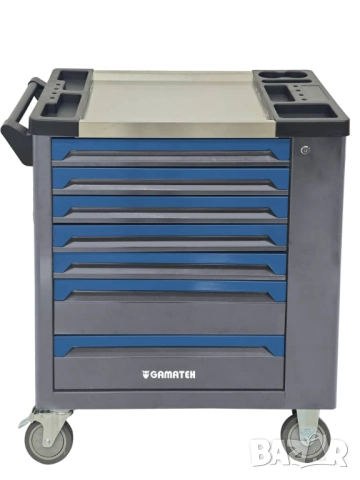 Количка за инструменти оборудвана с 258 броя инструменти, снимка 2 - Други инструменти - 51993756