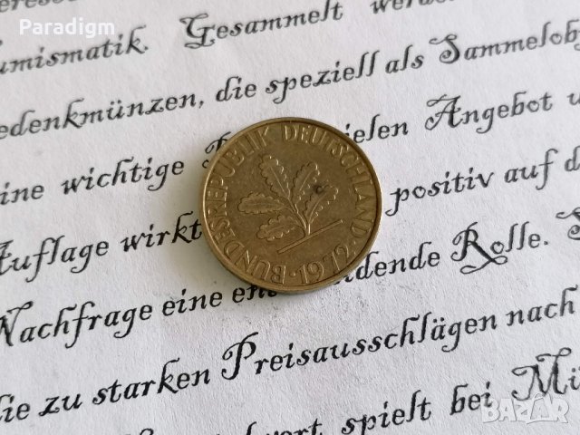 Монета - Германия - 10 пфенига | 1972г.; серия J, снимка 2 - Нумизматика и бонистика - 29056463