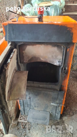 Чугунен котел и пелетна горелка, снимка 6 - Отоплителни печки - 53064415