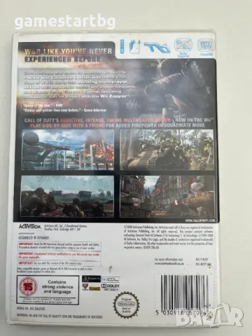 Call of Duty: World at War за Wii, снимка 2 - Игри за Nintendo - 49341723