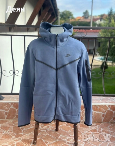 Nike tech fleece baby blue Оригинално! CU4489-491, снимка 2 - Суичъри - 53423258