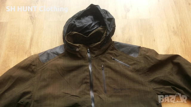 Deerhunter HUDSON DEER-TEX Waterproof Stretch Jacket размер L еластично яке водонепромокаемо - 1652, снимка 7 - Екипировка - 52795873