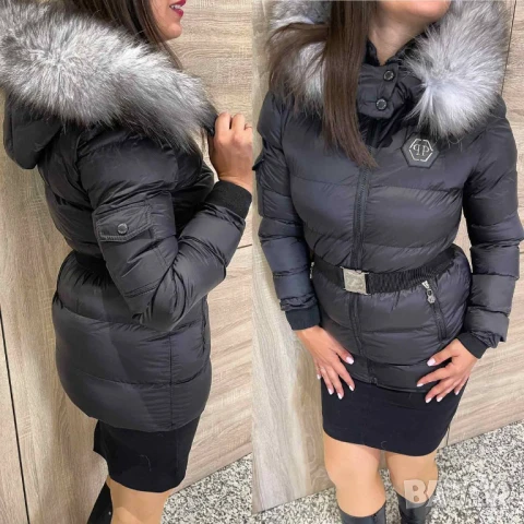 дълги зимни якета с пух philipp plein , снимка 8 - Якета - 51410625
