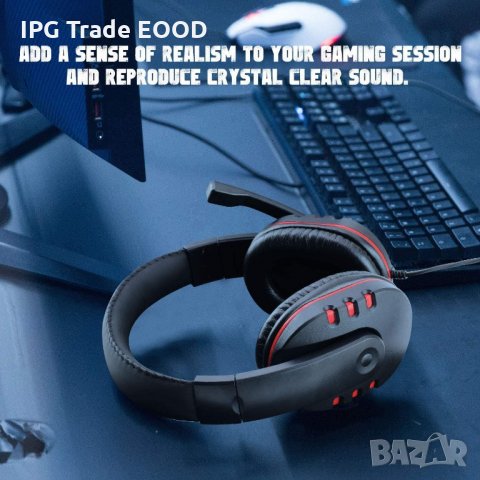 ПРОМО! Геймърски слушалки за PS4 Xbox One, компютри, лаптопи, таблети, снимка 6 - Слушалки и портативни колонки - 34605041