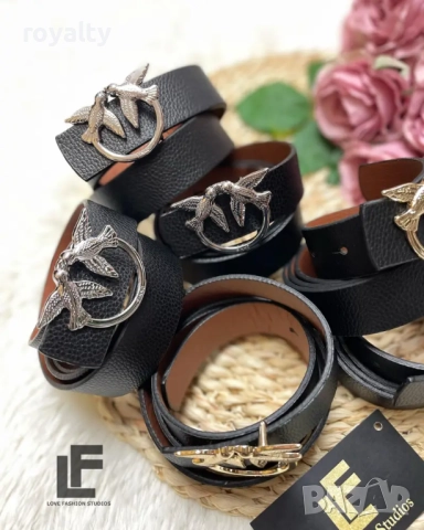 Pinko Тънък Колан LFS Birds 8714, снимка 4 - Колани - 52887226