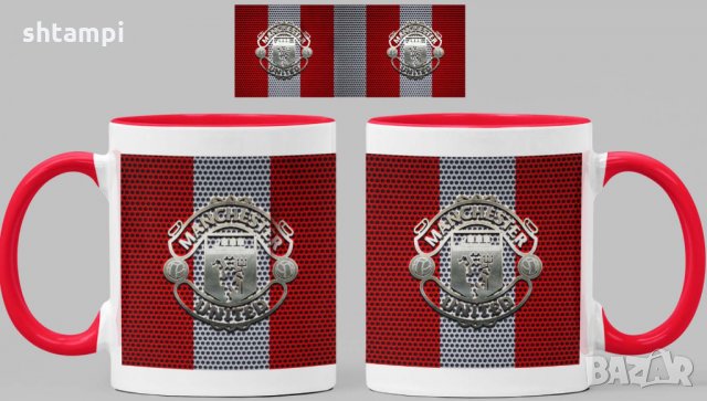 Чаша Манчестър Юнайтед Manchester United Керамична, снимка 5 - Фен артикули - 34821347