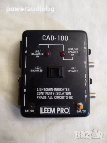 Leem Pro Cad-100 Effector - галваничен разделител, снимка 1 - Ресийвъри, усилватели, смесителни пултове - 43612877