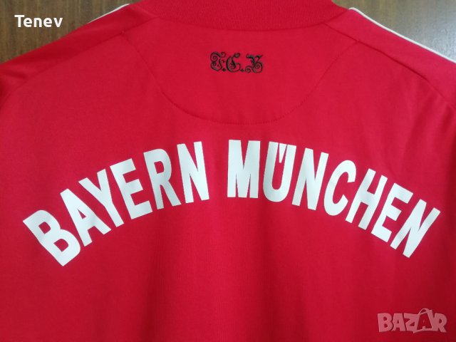 Bayern Munich Adidas оригинална тениска фланелка Байерн Мюнхен S  , снимка 4 - Тениски - 38009702