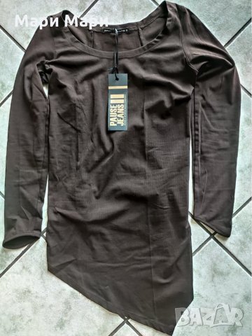 Pause Jeans  асиметрична блуза, снимка 10 - Блузи с дълъг ръкав и пуловери - 26357967