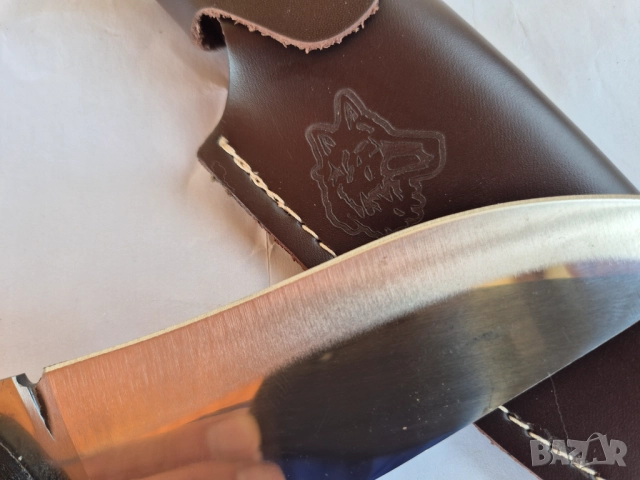 Ловджийски  голям нож с кания, снимка 6 - Ножове - 52278569