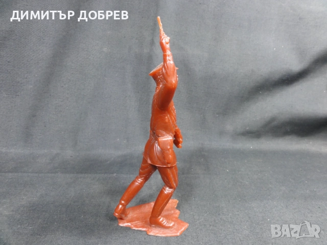 СТАРА РЕТРО СОЦ СССР ПЛАСТМАСОВА ФИГУРКА РУСКИ ВОЙНИК ВСВ, снимка 4 - Колекции - 52712188