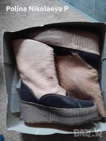 ботуши с кози вълна, снимка 4 - Дамски ботуши - 52575161