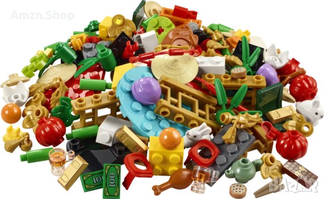 LEGO 40605 VIP добавка за Лунна Нова година 124 части Lunar New Year VIP Add-On Pack, снимка 3 - Колекции - 44010579