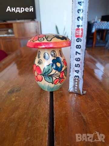 Стара дървена гъба,гъбка,сувенир, снимка 6 - Други ценни предмети - 34697563