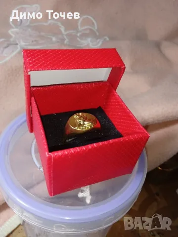 Нов пръстен с античен мотив- лъв с крила