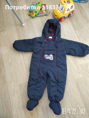 Червен ескимос Лупилу Lupilu Lidl 62, 3 м Тъмно син бебе 6-9 м , снимка 7 - Бебешки ескимоси - 43351410