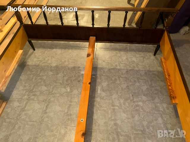 Дървена спалня / легло – като ново, неупотребявано., снимка 7 - Спални и легла - 52584869