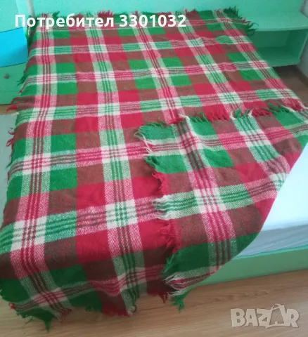 Истинско родопско одеало в три цвята 160/225