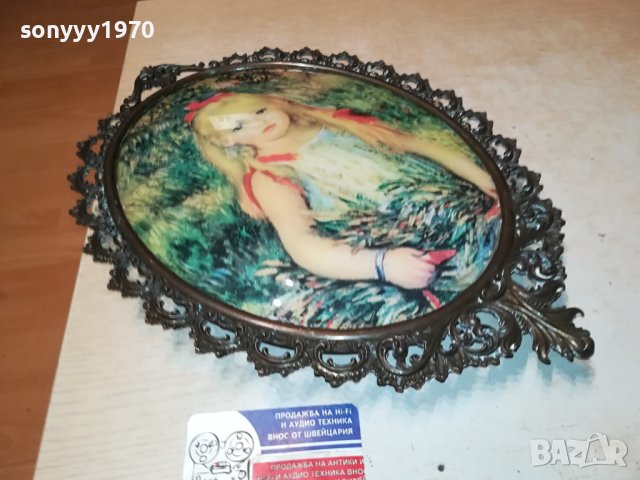 КРАСИВА КАРТИНА ОТ ФРАНЦИЯ 1812230821, снимка 2 - Антикварни и старинни предмети - 43458195