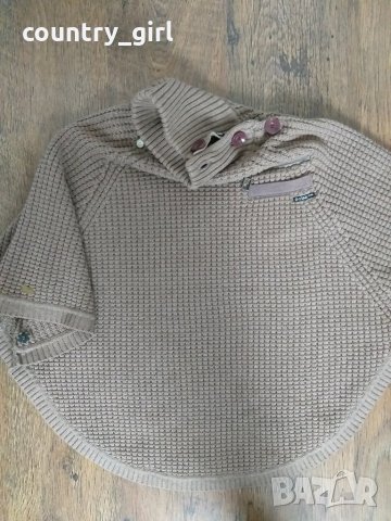 g-star slide cape knit wmn s/less - страхотно дамско пончо, снимка 4 - Жилетки - 26934150