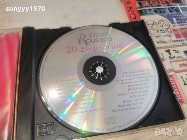 DEMIS ROUSSOS CD 0302261113, снимка 7 - CD дискове - 53334762