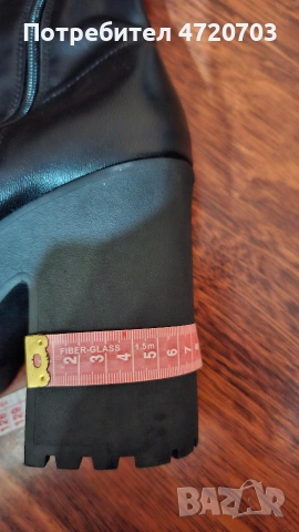 дамски черни боти от марката Stradivarius, снимка 6 - Дамски боти - 53477526