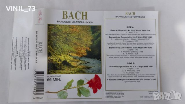 BACH- baroque masterpieces, снимка 2 - Аудио касети - 38389310