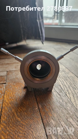 блок ирис бленда с държач за Amplival микроскоп carl zeiss jena