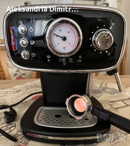 Еспресо машина Hama 20 bar използвана, снимка 2 - Кафемашини - 51995326