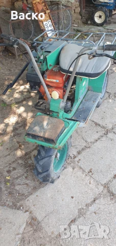 Триколка Беларус с инвентар плуг, фреза, браздир и ремарке , снимка 3 - Селскостопанска техника - 51186021