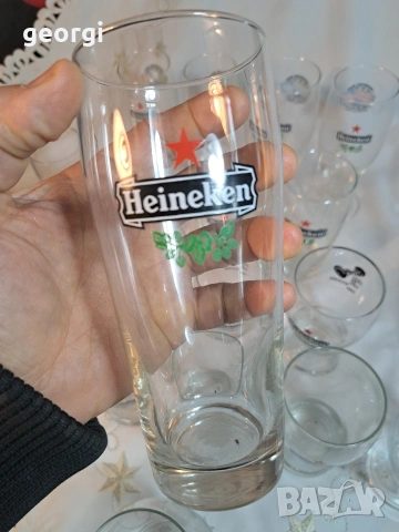 колекция чаши и халби за бира Heineken 32/5, снимка 5 - Чаши - 53219254