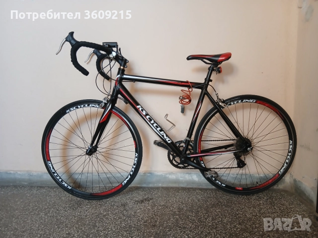 Шосеен велосипед KS CYCLING, 28", 2х7, 55 см хоризонтална рамка, внос от Германия