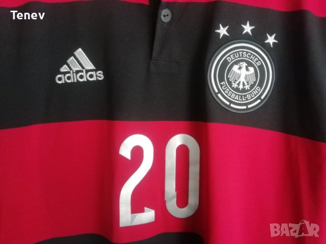 Germany Boateng Adidas оригинална тениска фланелка Германия Боатенг размер М 2014/2015 Away , снимка 3 - Тениски - 42987015