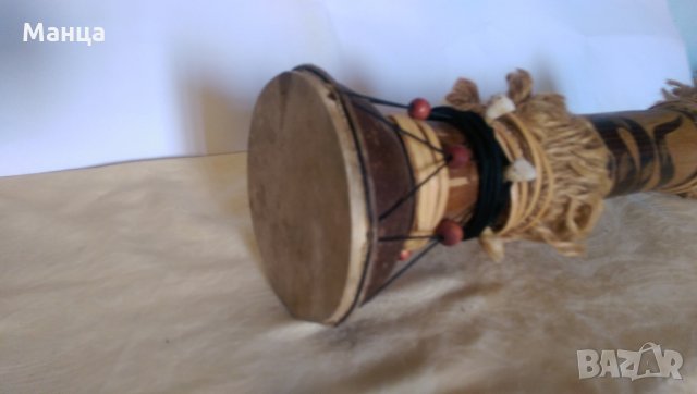 Церемониална Вуду тарамбука, снимка 7 - Антикварни и старинни предмети - 26430110